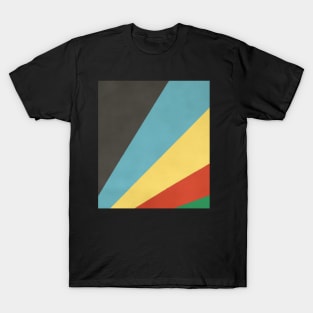 Abstract retro futuristic illustration T-Shirt